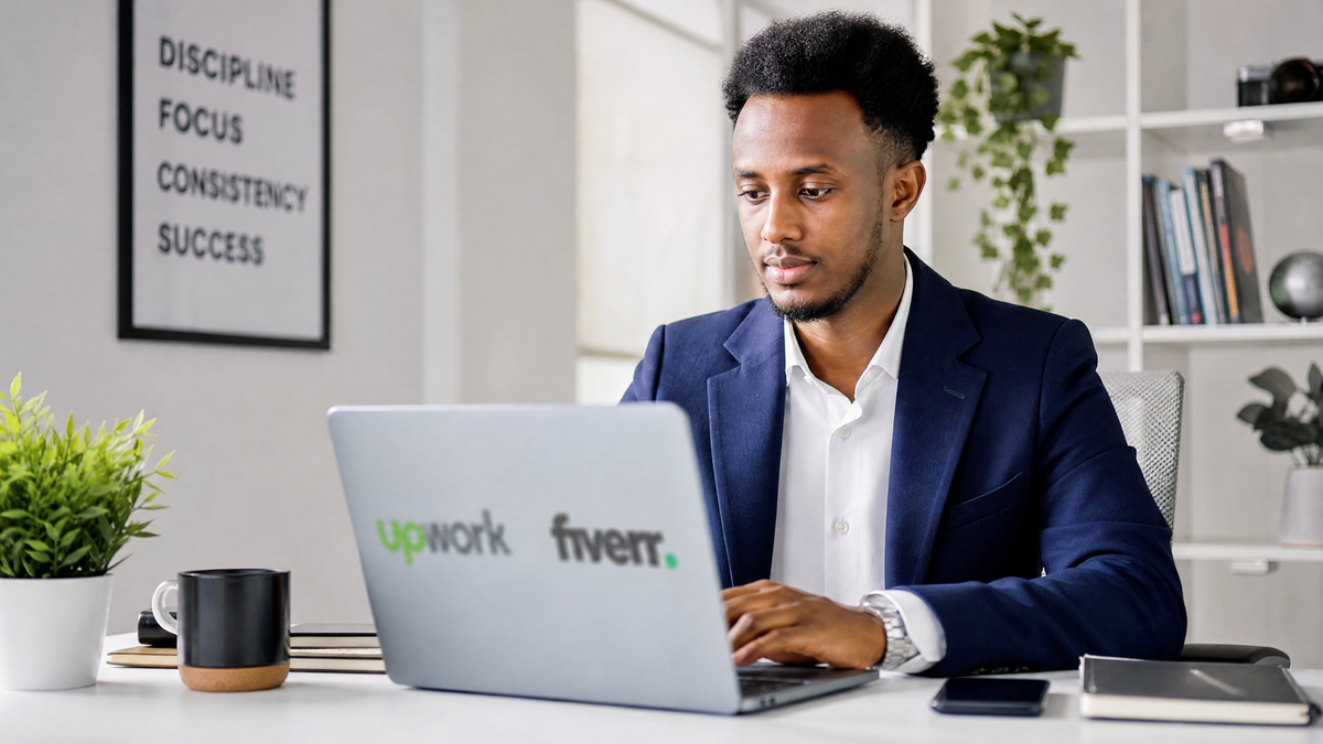 Sida Loo Helo Macaamiil Caalami ah Upwork iyo Fiverr (Hage 2026)