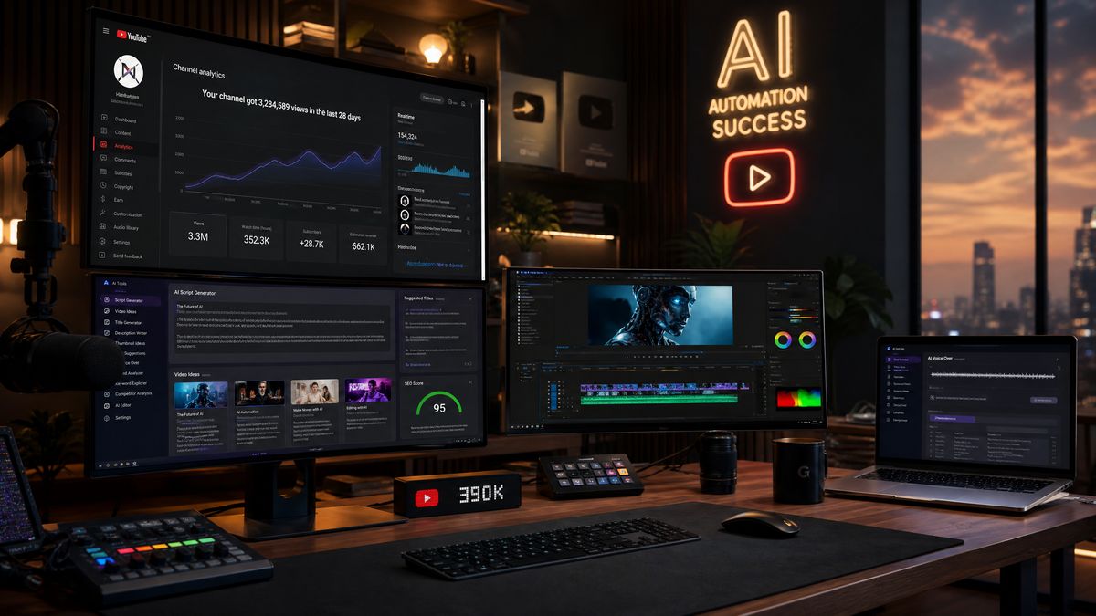 Sida Looga Sameeyo Lacag YouTube Automation & Faceless Channels (Hage 2026)